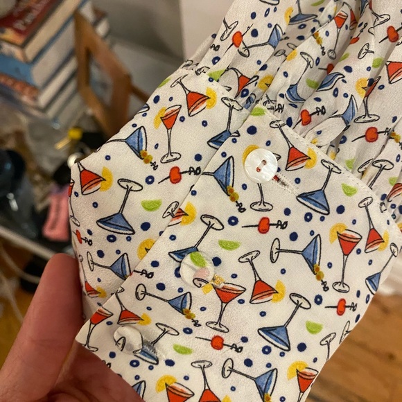 Silk Alice + Olivia button-down - Picture 7 of 7